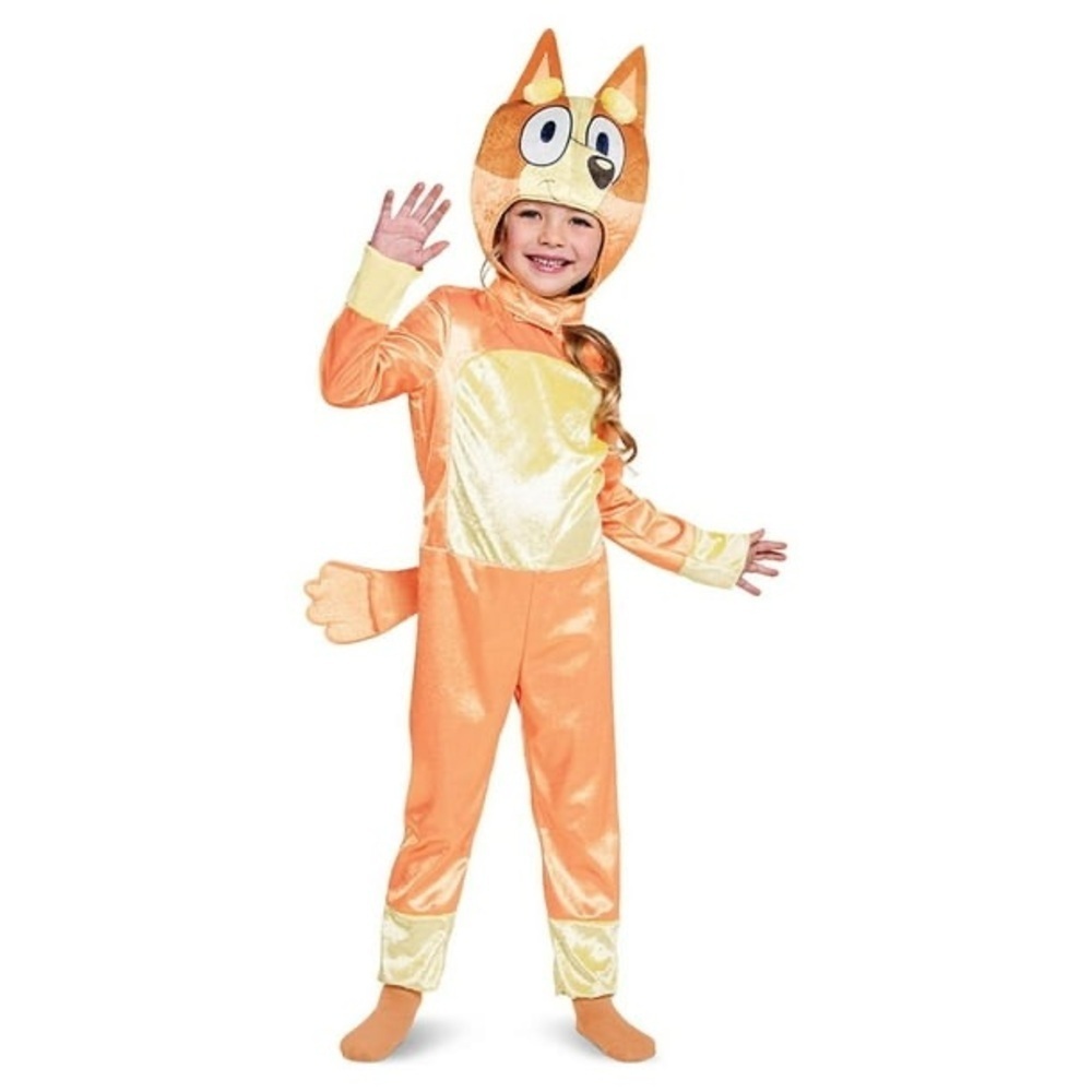 Halloween Official Bluey TV Show Bingo Toddler Costume 3T-4T